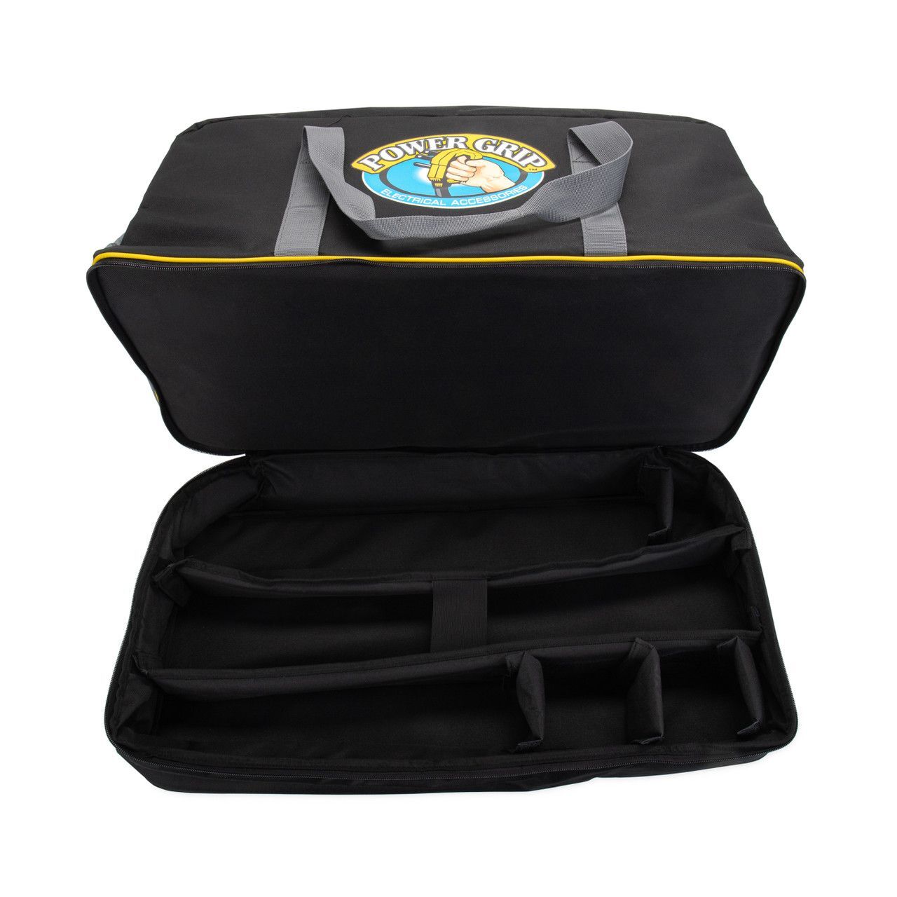 Camco Power Grip RV Electrical Cord Storage Bag with Adapter Storage Compartment