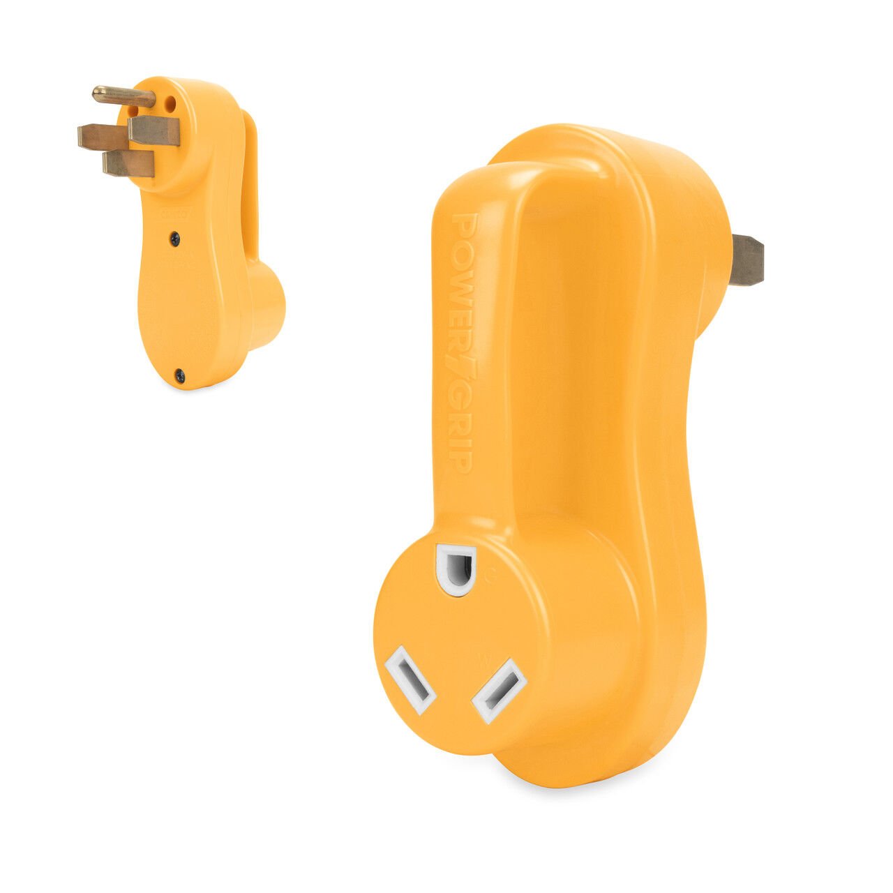 Camco Power Grip Electrical Offset RV Power Adapter