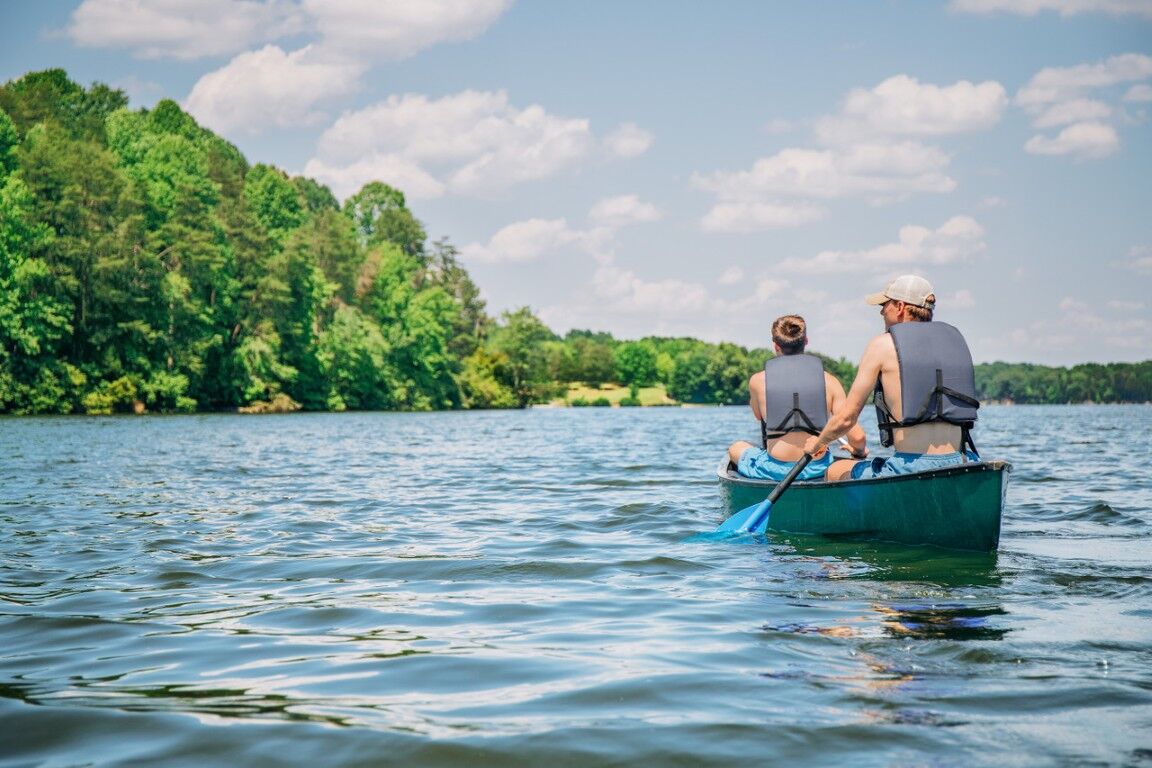 Camco Crooked Creek Synthetic Blue Paddle, 5-Ft