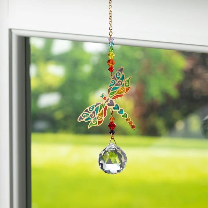 Woodstock Chimes Crystal Dreams, Dragonfly