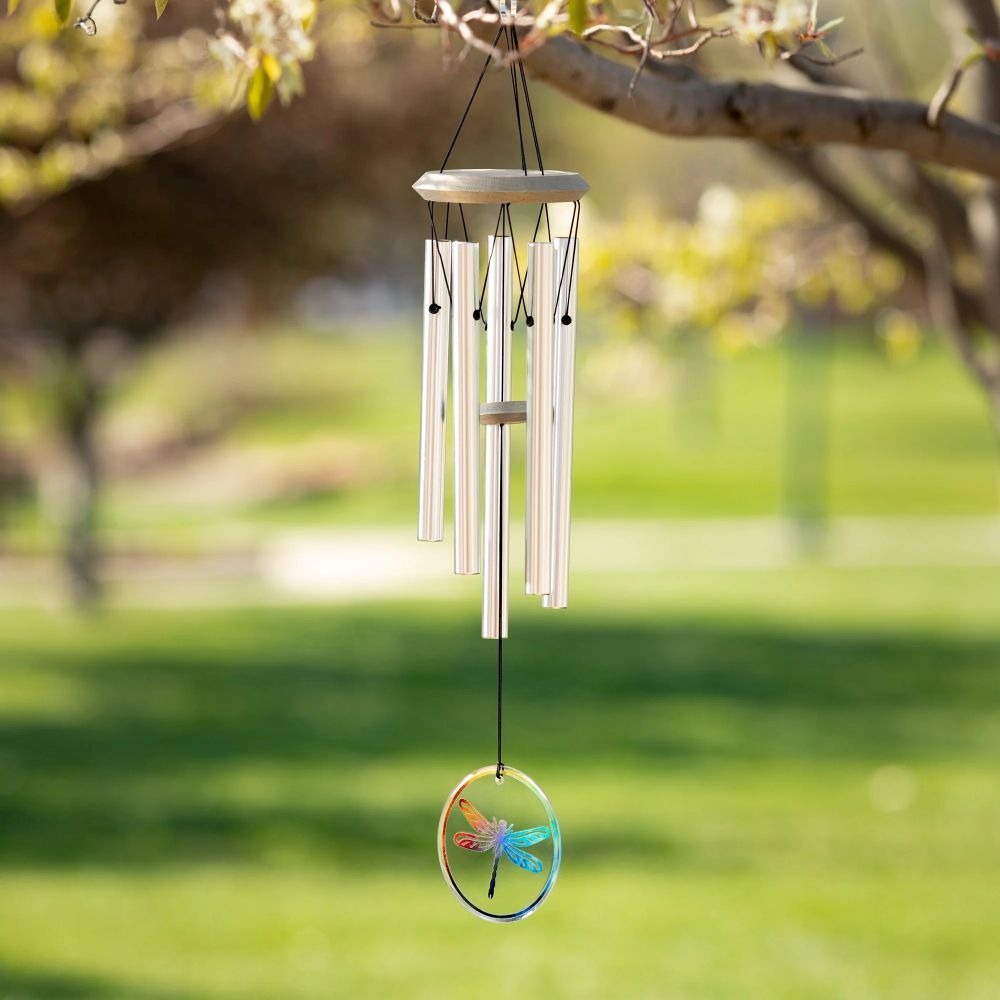 Woodstock Chimes Habitat Chime  Glass, Dragonfly