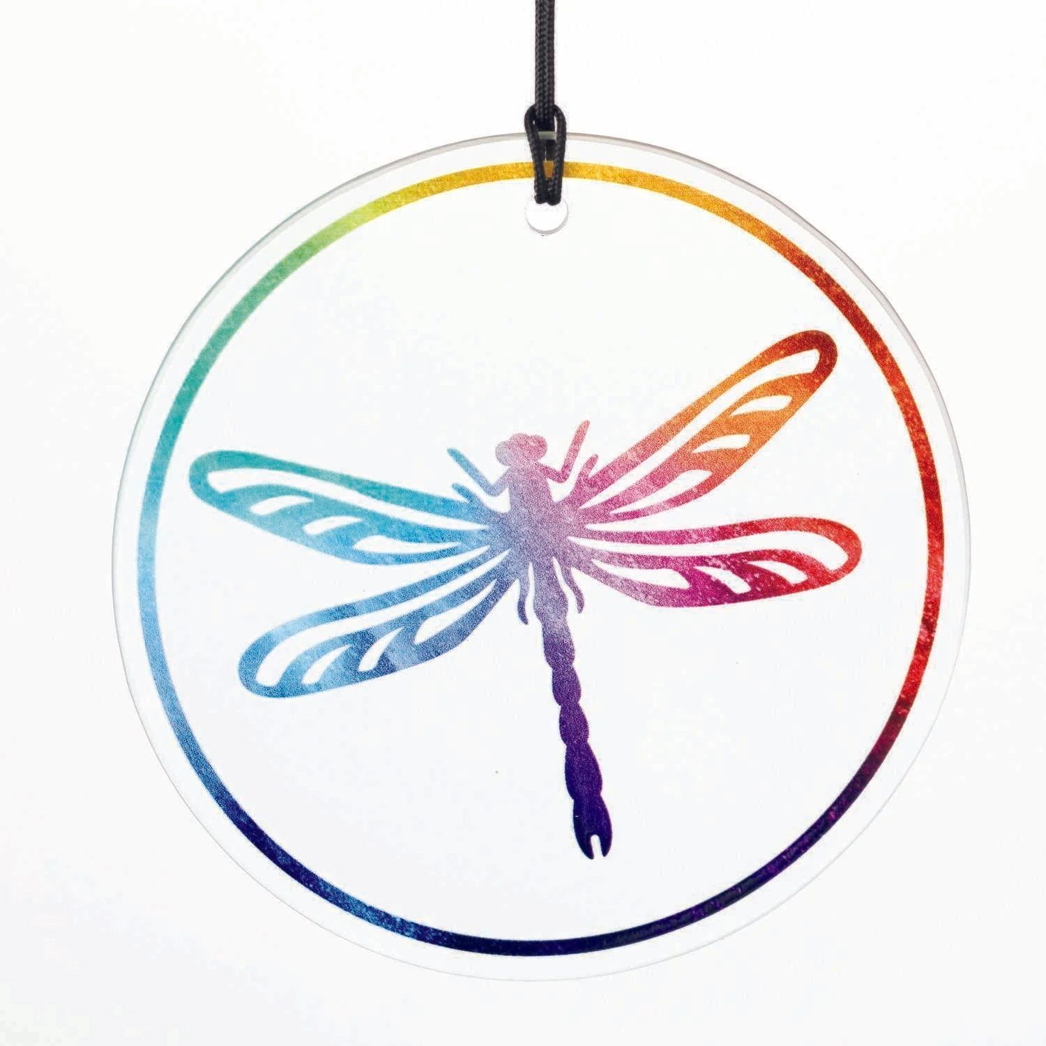 Woodstock Chimes Habitat Chime  Glass, Dragonfly