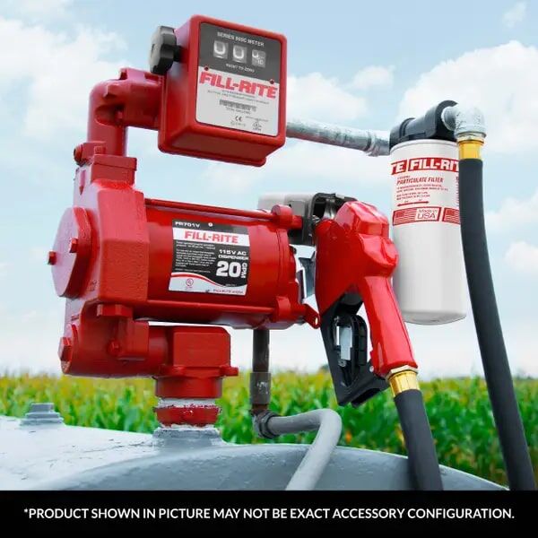 Fill-Rite 3-Digit Mechanical Fuel Transfer Meter, 5-20 GPM