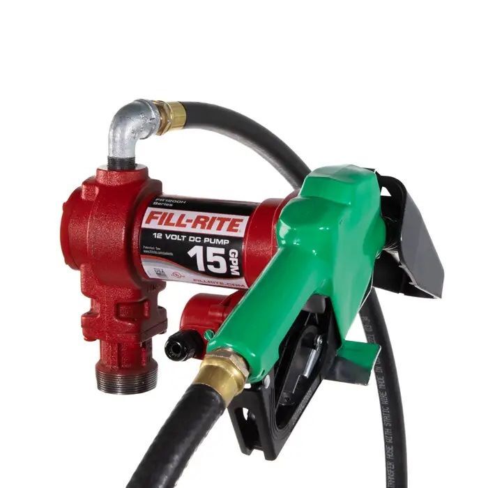 Fill-Rite 12V DC Fuel Transfer Pump with Diesel Nozzle, 15-GPM