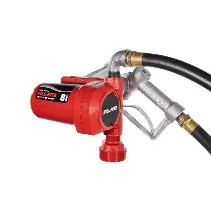 Fill-Rite 12V DC Fuel Transfer Pump with Nozzle, 8-GPM