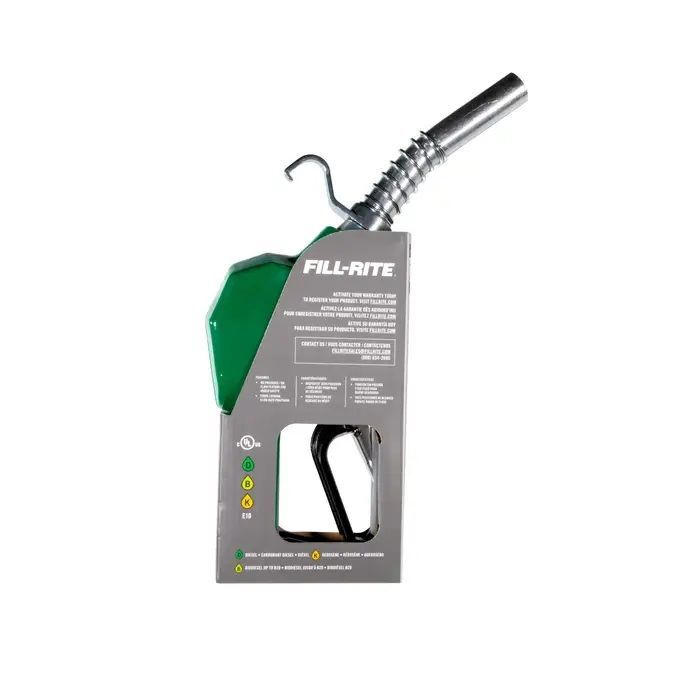 Fill-Rite Green Automatic Diesel Spout Nozzle, 3/4-In