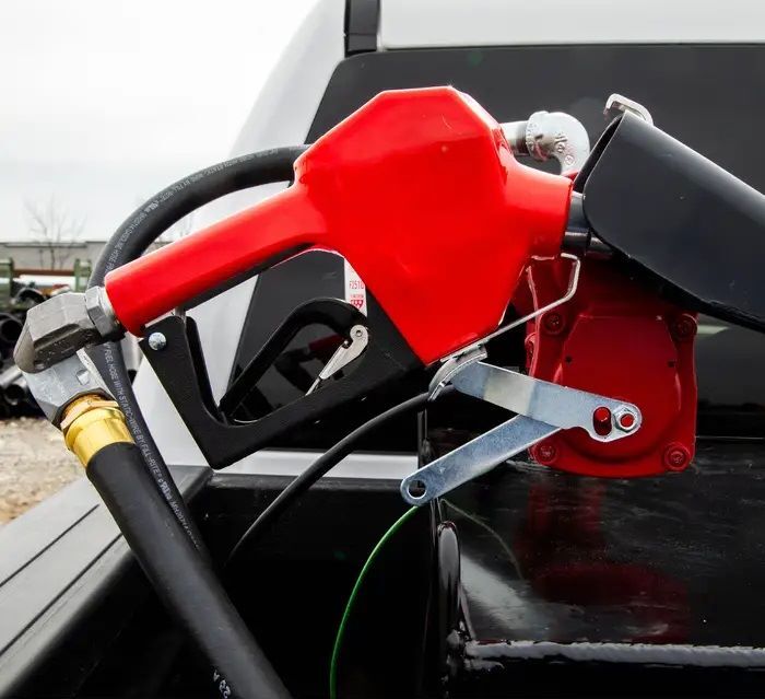 Fill-Rite Red Automatic Gasoline Spout Nozzle, 3/4-In