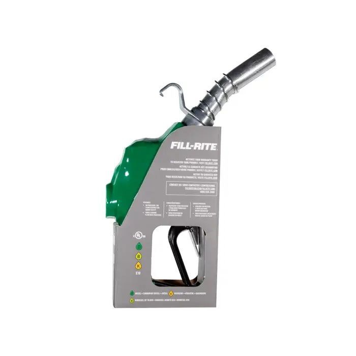 Fill-Rite Green Automatic Diesel Spout Nozzle, 1-In