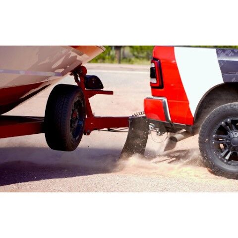 Rock Tamers Mudflap System Trailer Hitch Attachment For 2-In Hub
