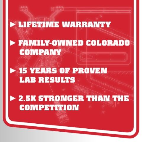 Rock Tamers Mudflap System Trailer Hitch Attachment For 2-In Hub