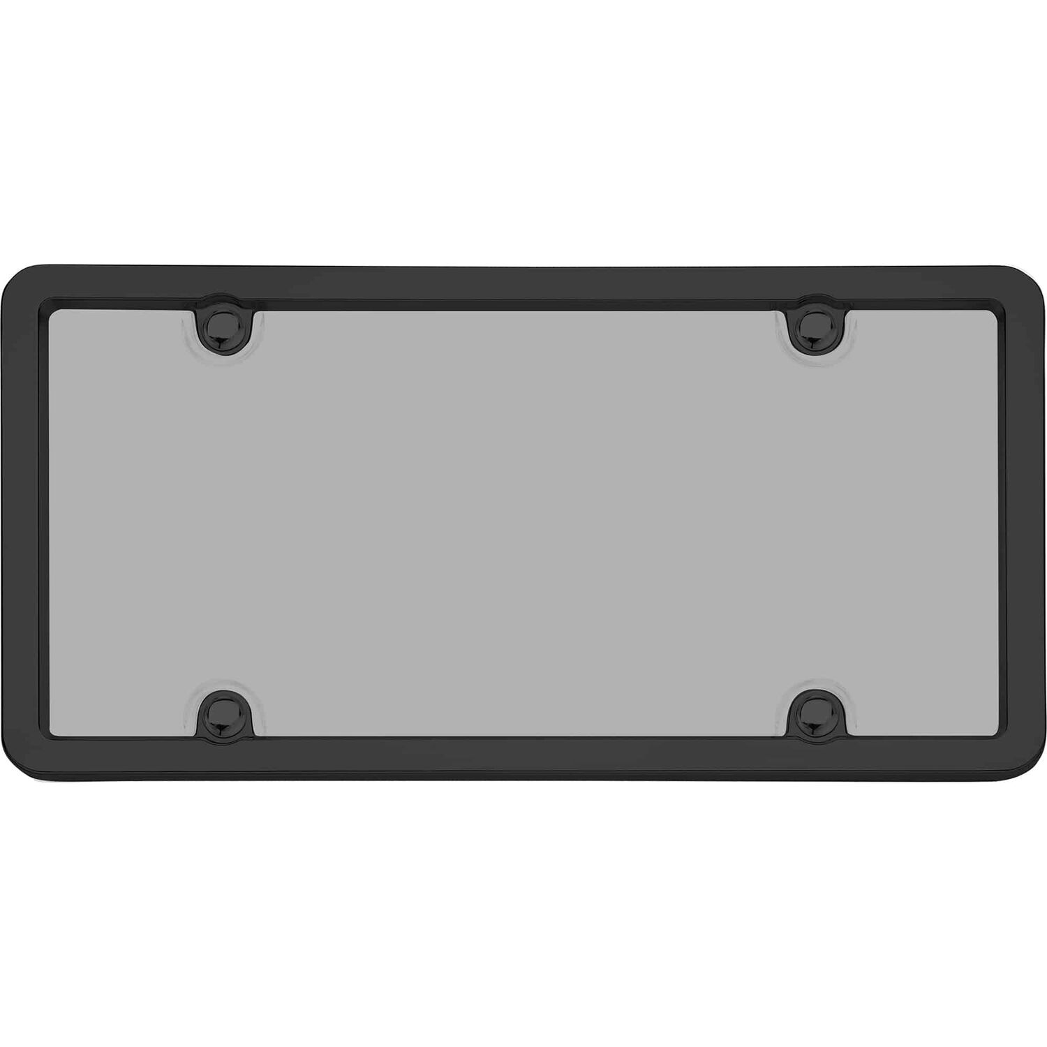 Cruiser Accessories Ultimate Tuf Combo Black/Smoke License Plate Frame With Shield
