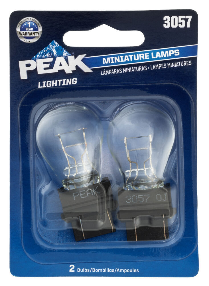 Peak Lighting 3057 Automotive Miniature Bulbs, 2-Pk