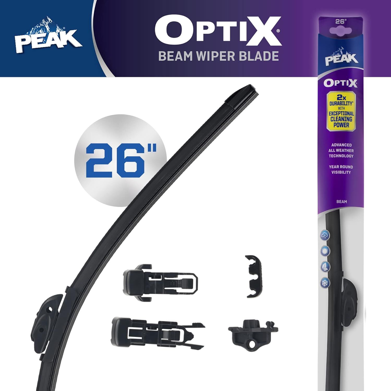 Peak Optix Beam Wiper Blade, 26-In