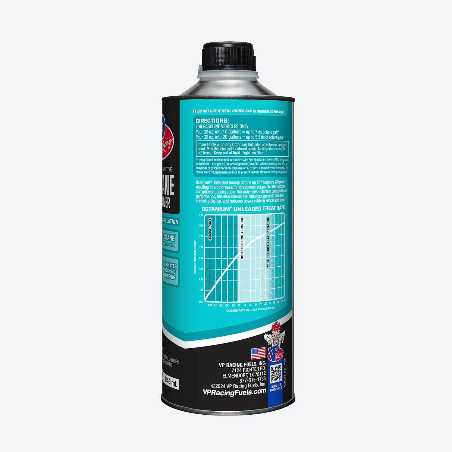 VP Racing Octanium Unleaded Octane Booster, 1-Qt