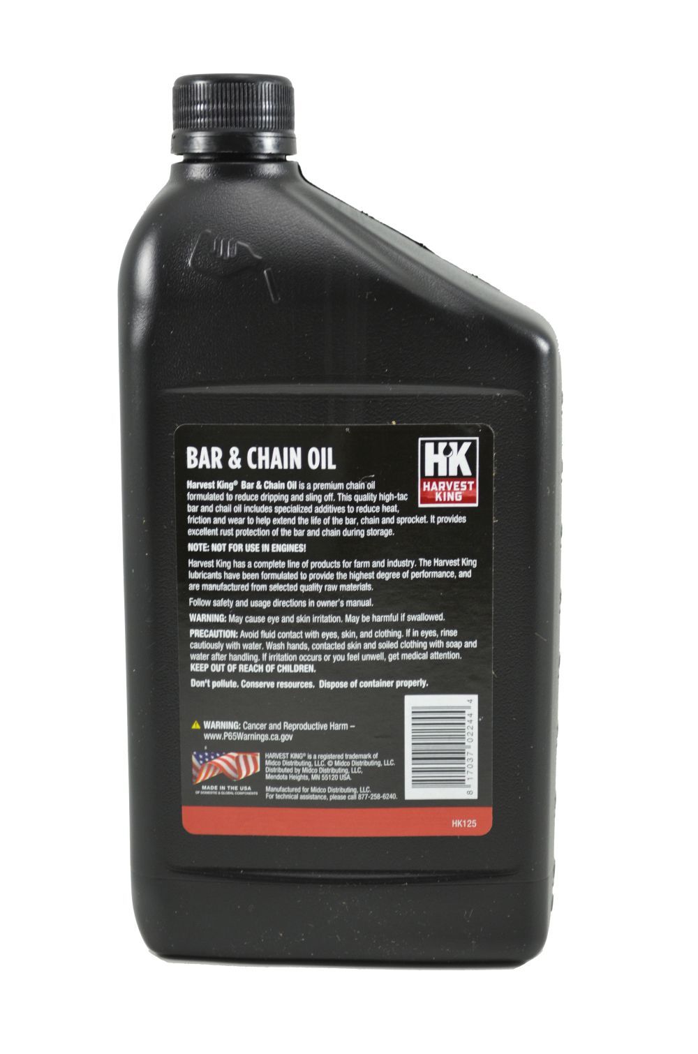 Harvest King Bar & Chain Oil, 1-Qt