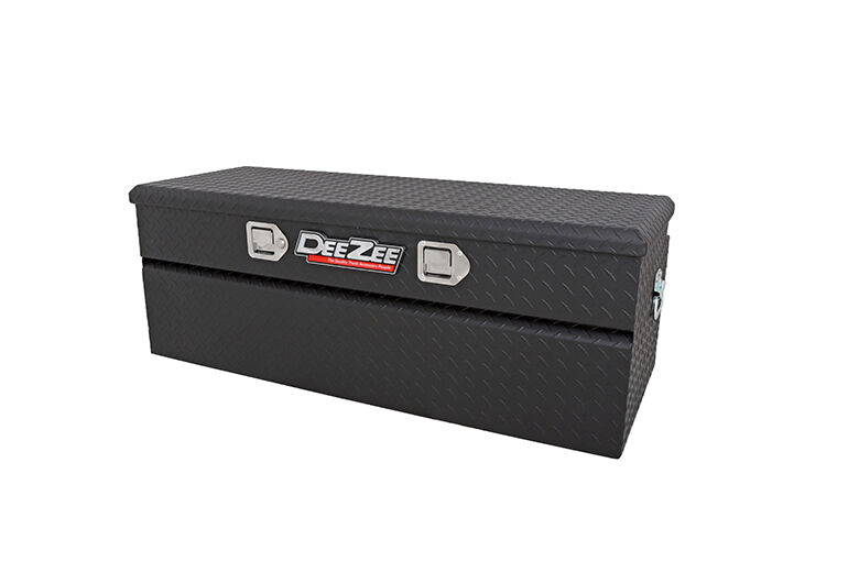 Dee Zee Red Label Gloss Black Portable Utility Chest With Paddle Handles, 46-In