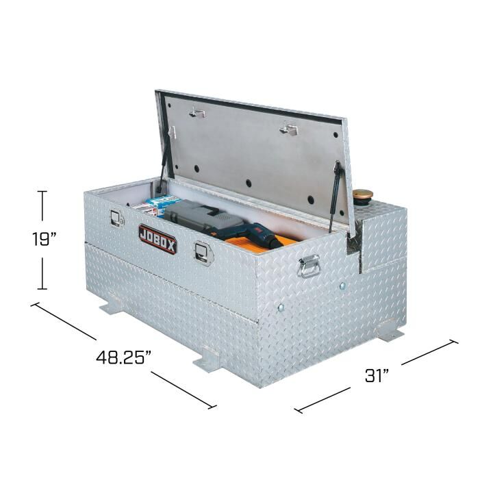 Crescent L-Shaped Tank With Removable Chest, 74-Gal