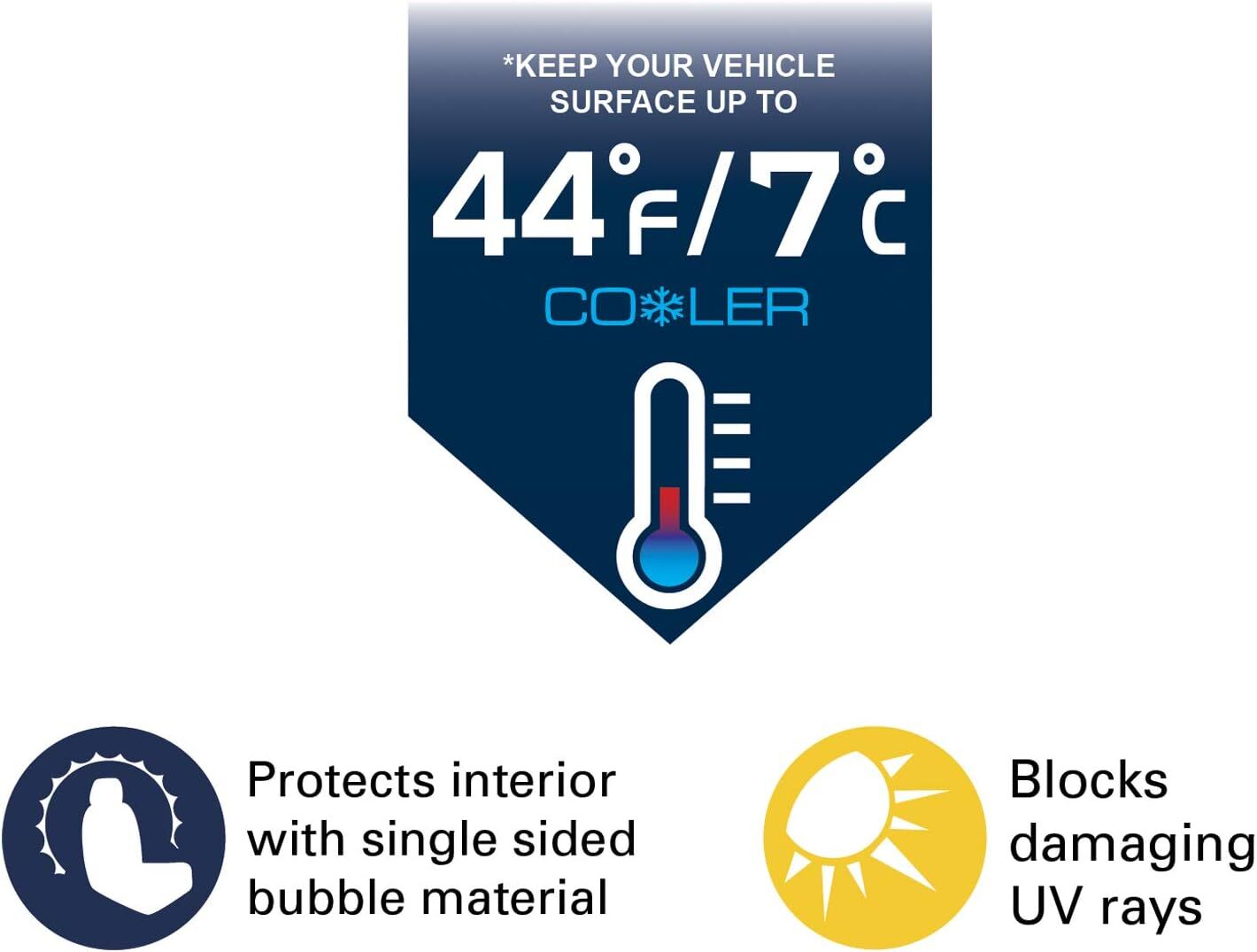 Custom Accessories AutoShade American Flag Accordion Sunshade