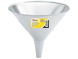 Lumax Galvanized Funnel, 2 Qt/64-Oz