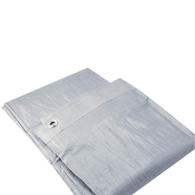 Erickson Heavy Grade Poly Tarps - Silver, 20 ft X 40 ft