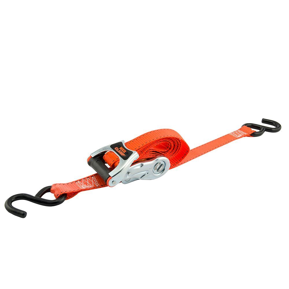 Erickson Ratcheting Tie-Down with Web Clamp, 1-In x 15-Ft