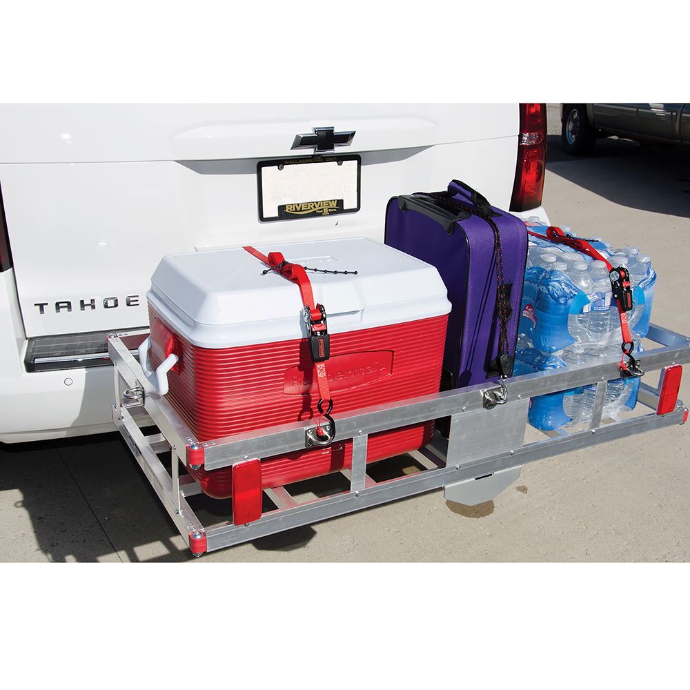 Erickson Mini Ratchet Straps with Cap Lock Hooks, 3/4-In x 10-Ft, 600-Lb, 4-Pk