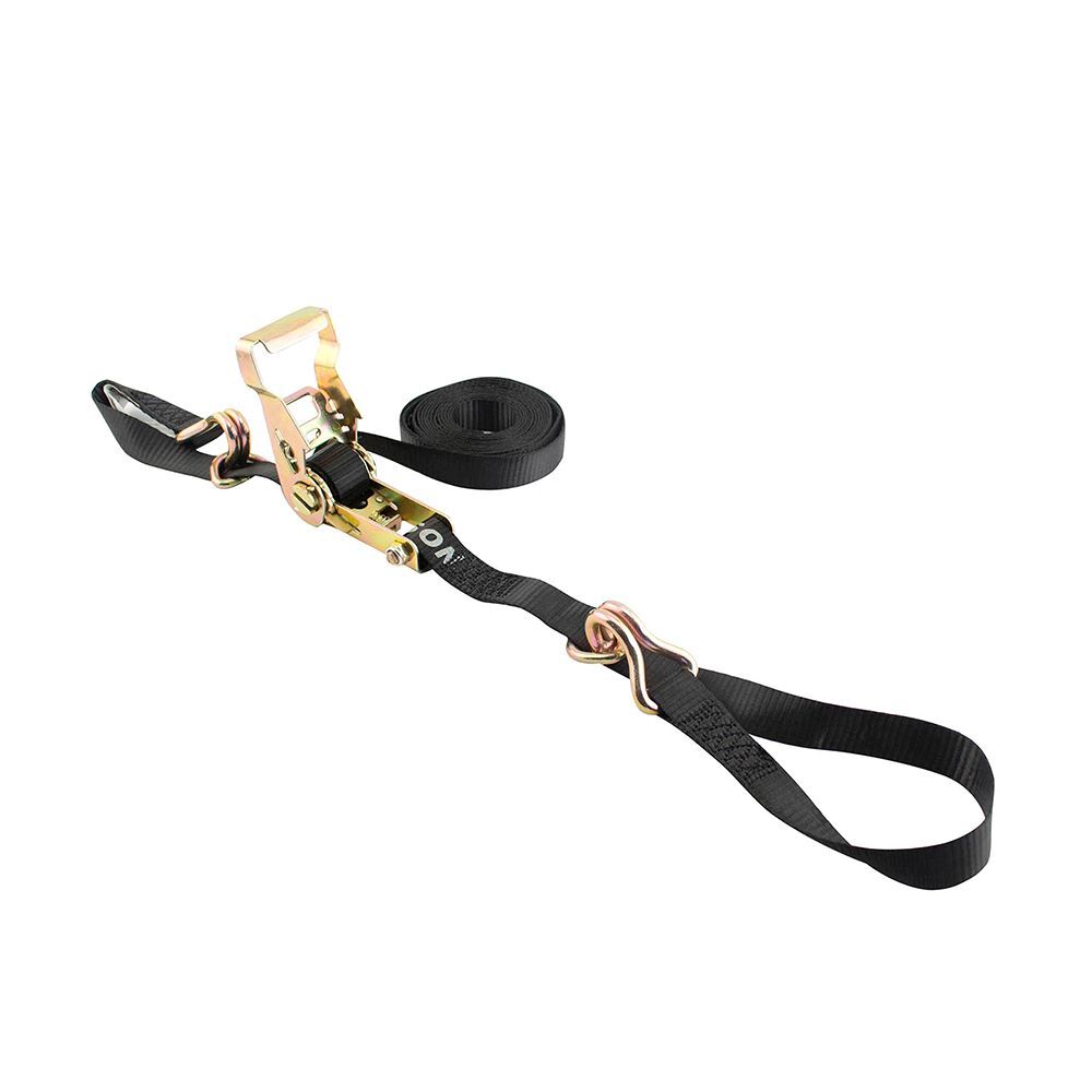 Erickson Ratchet with Double J-Hooks Floating D-Ring, 1-In x 15-Ft, 3000-Lb