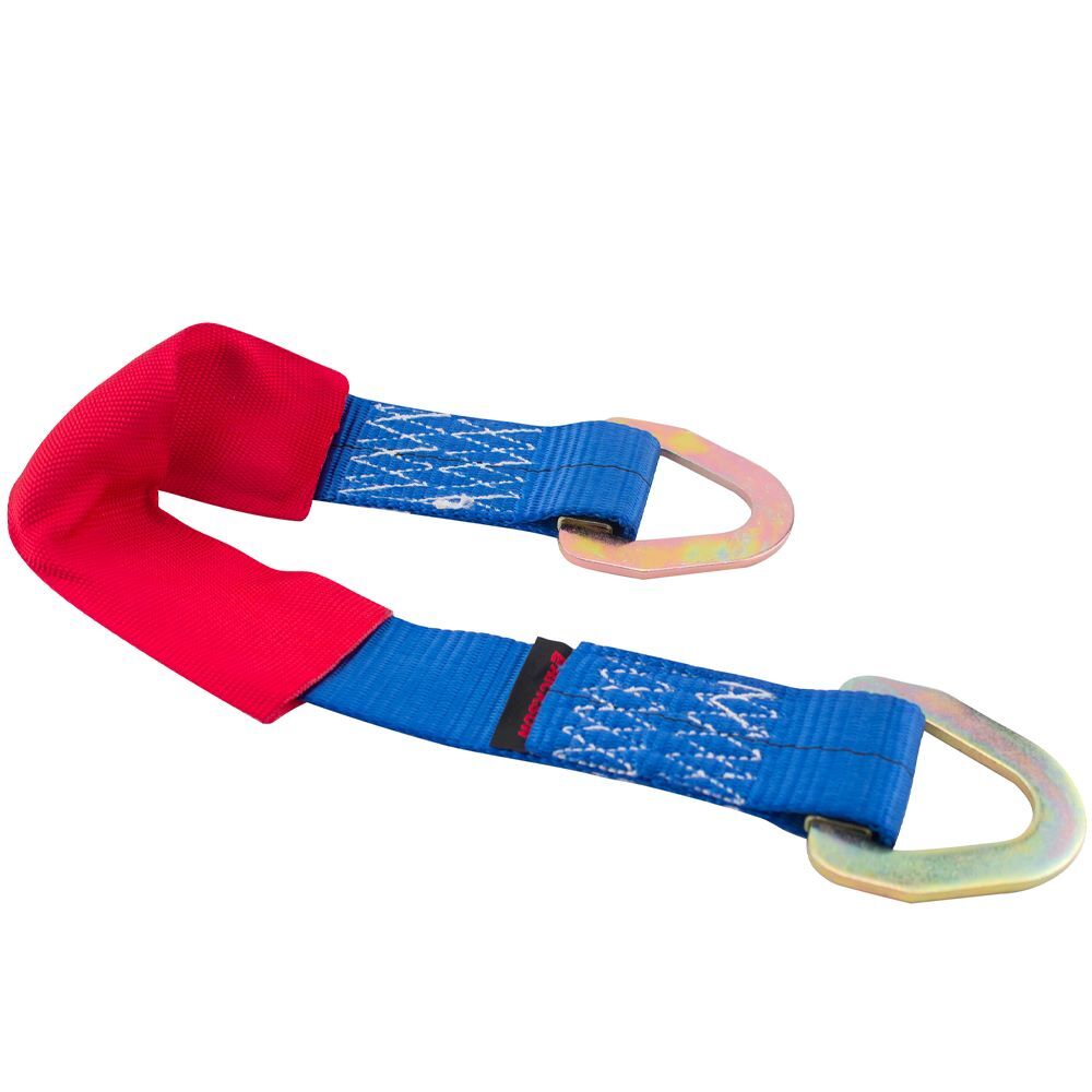 Erickson Deluxe Axle Strap with Protective Sleeve, 2-In x 24-Ft, 10,000-Lb
