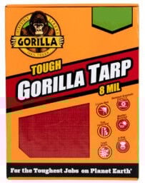 Gorilla Red Tough Tarp 8-Mil, 12-Ft x 20-Ft