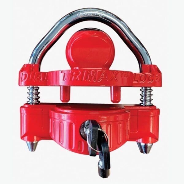 TRIMAX UMAX25D Trailer Coupler Lock, 1/2-In