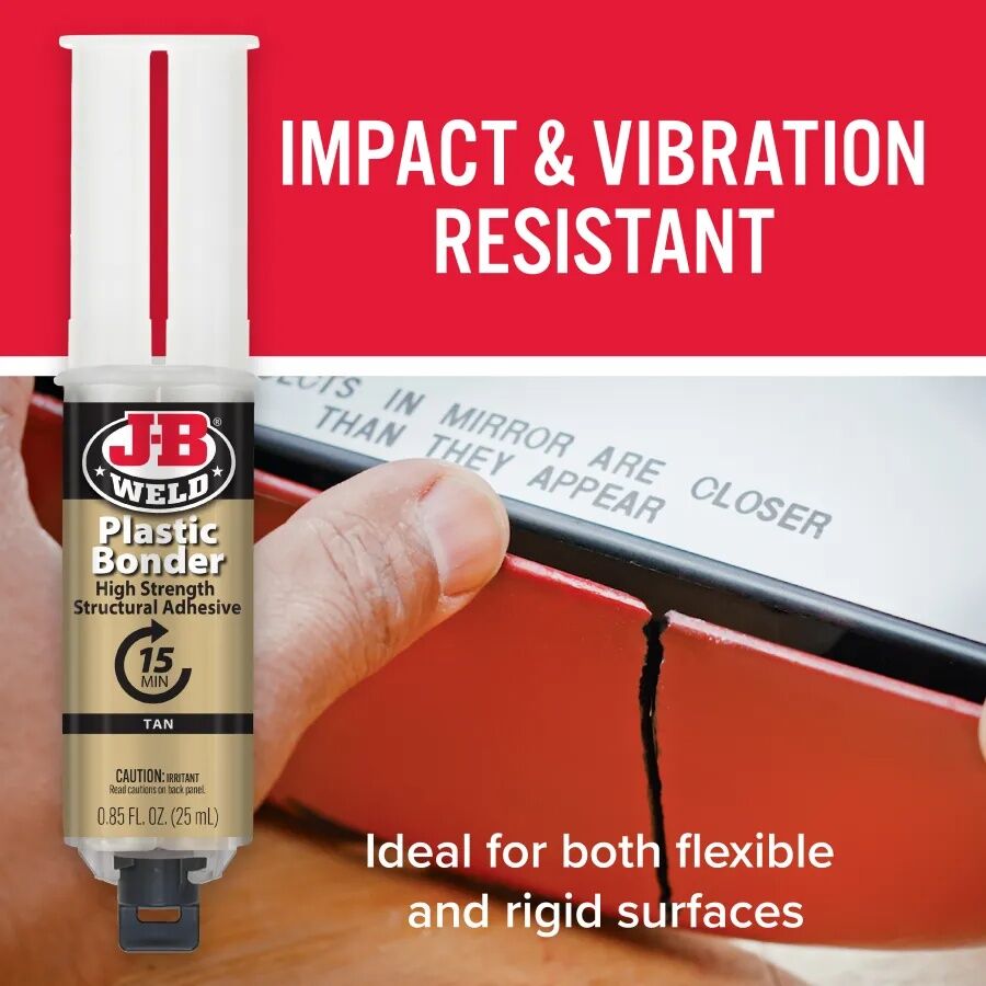 J-B Weld PlasticBonder Syringe, 25-mL