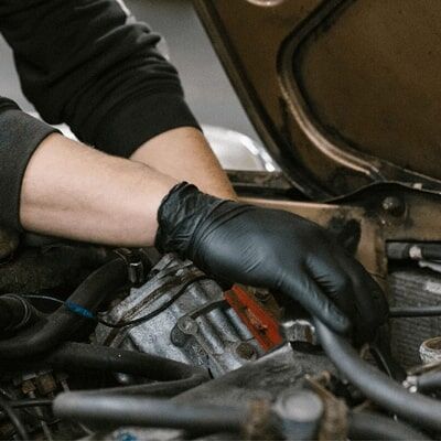 Gloveworks Black Large 5-Mil Nitrile Gloves