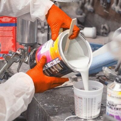 Gloveworks Orange Medium RDT Nitrile 8-Mil PF Ind Gloves, 100-Ct