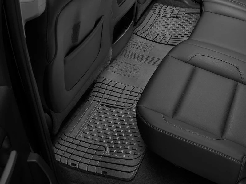 WeatherTech Black Trim-To-Fit- Floor Mat, 4-Pk
