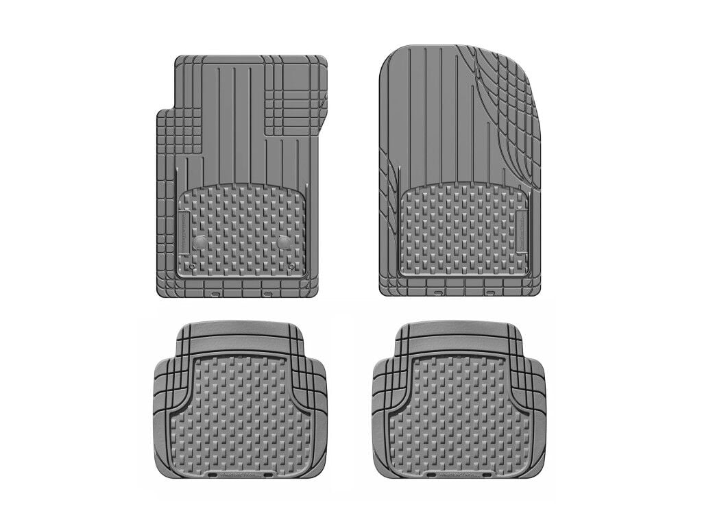 Weather Tech Gray Trim-To-Fit Car Floor Mat, 4-Pc