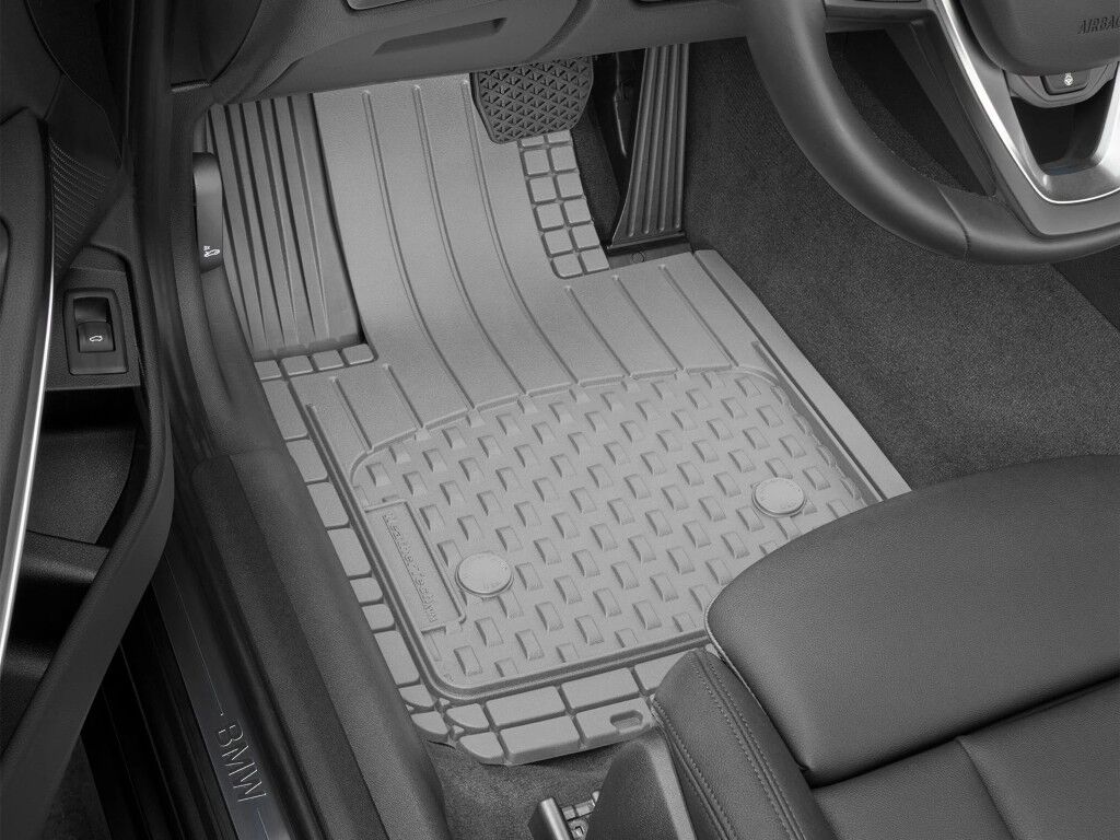 Weather Tech Gray Trim-To-Fit Car Floor Mat, 4-Pc