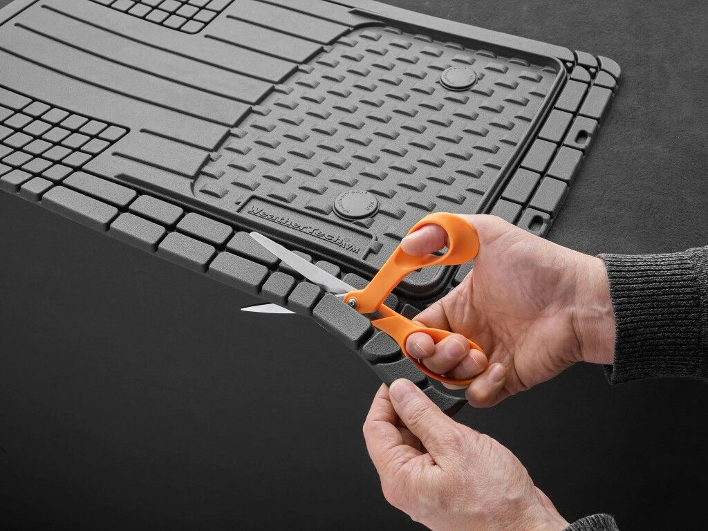 Weather Tech Gray Trim-To-Fit Car Floor Mat, 4-Pc