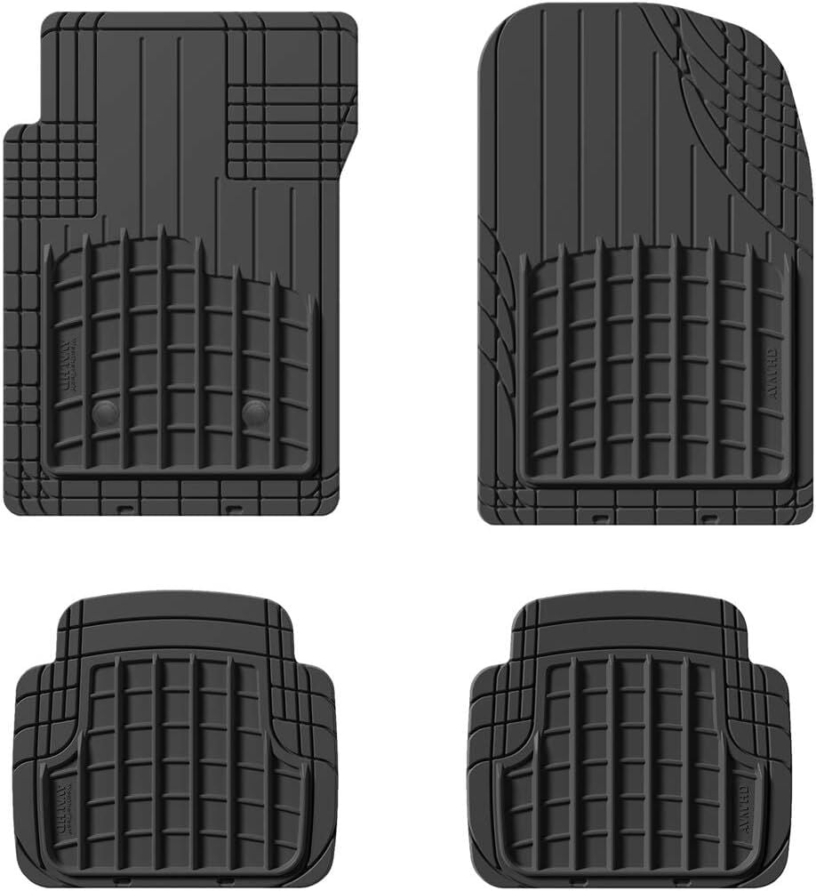 WeatherTech AVM HD Black Heavy Duty Trim-To-Fit Floor Mat, 4-Pk