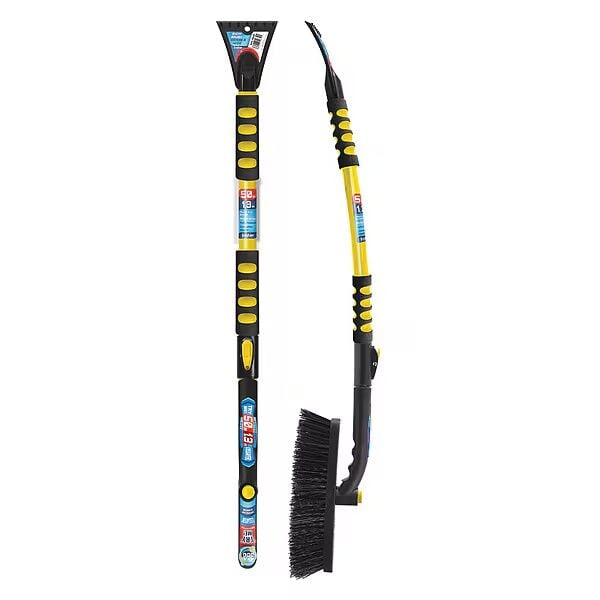 Frostbite Heavy Duty Extension Snow Brush Assorted Colors, 36-In To 50-In