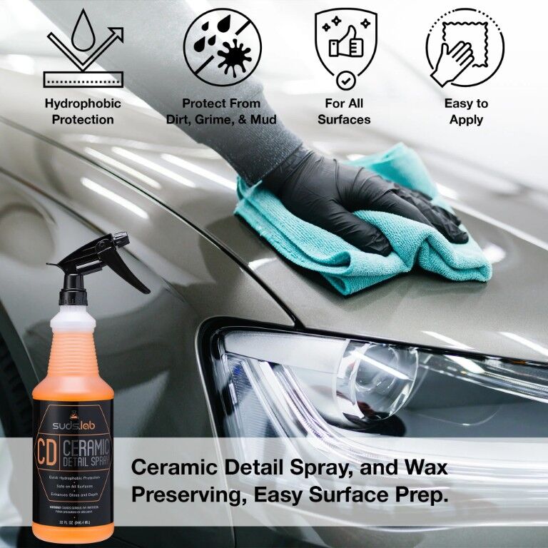 SudsLab CD Ceramic Detail Spray, 32-Oz