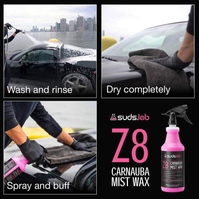 SudsLab Z8 Carnauba Mist Wax, 32-Oz