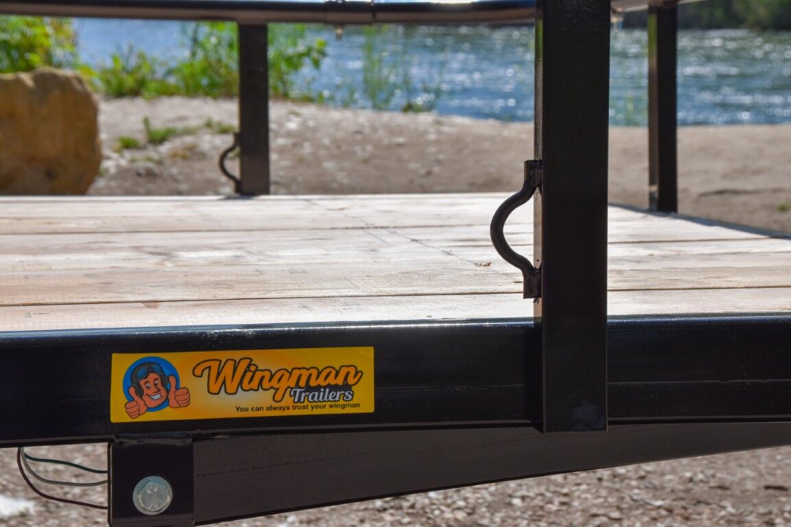 RHM Trailers Wingman WTW712 Trailer, 6.92 x 12.33-Ft