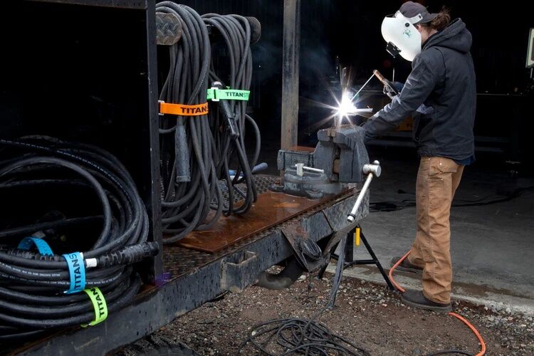 Titan Straps Orange Industrial Strap, 25-In