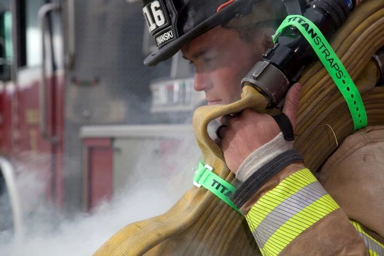 Titan Straps Black Industrial Strap, 36-In