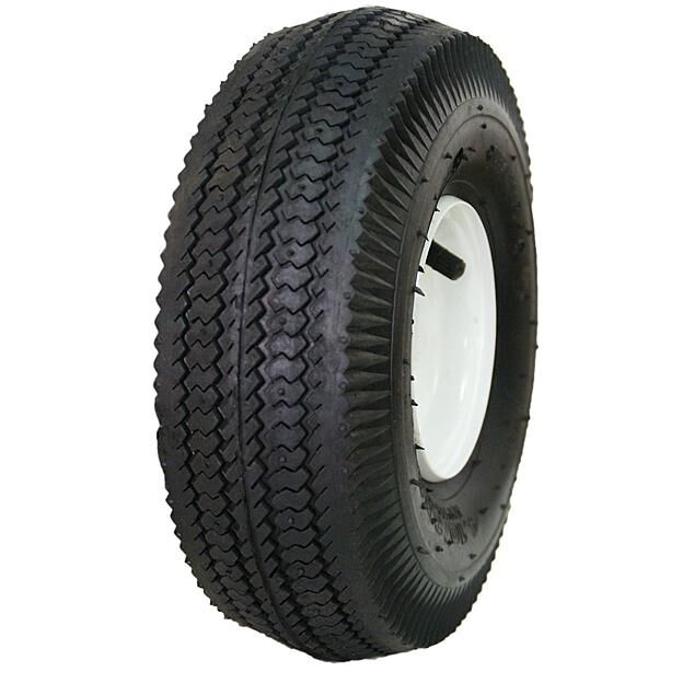 Hi-Run Sawtooth Wheelbarrow Tire, 4.10/3.50-4-In