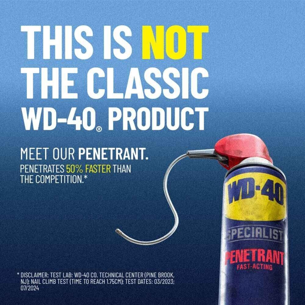 WD-40 Specialist Penetrant With EZ-REACH Nozzle, 13.5-Oz