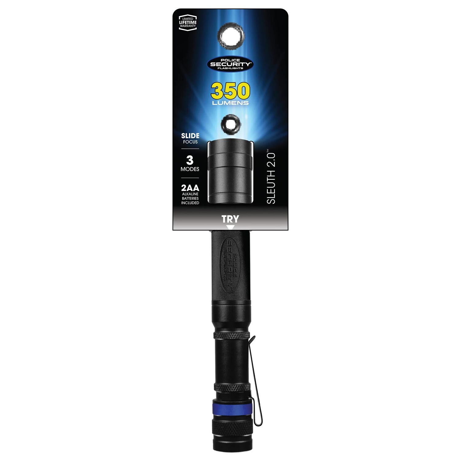 Police Security Flashlights Sleuth 2.0 350 Lumen Flashlight