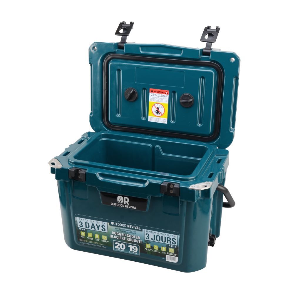 Outdoor Revival Navy Rugged Hard Cooler, 20-Qt