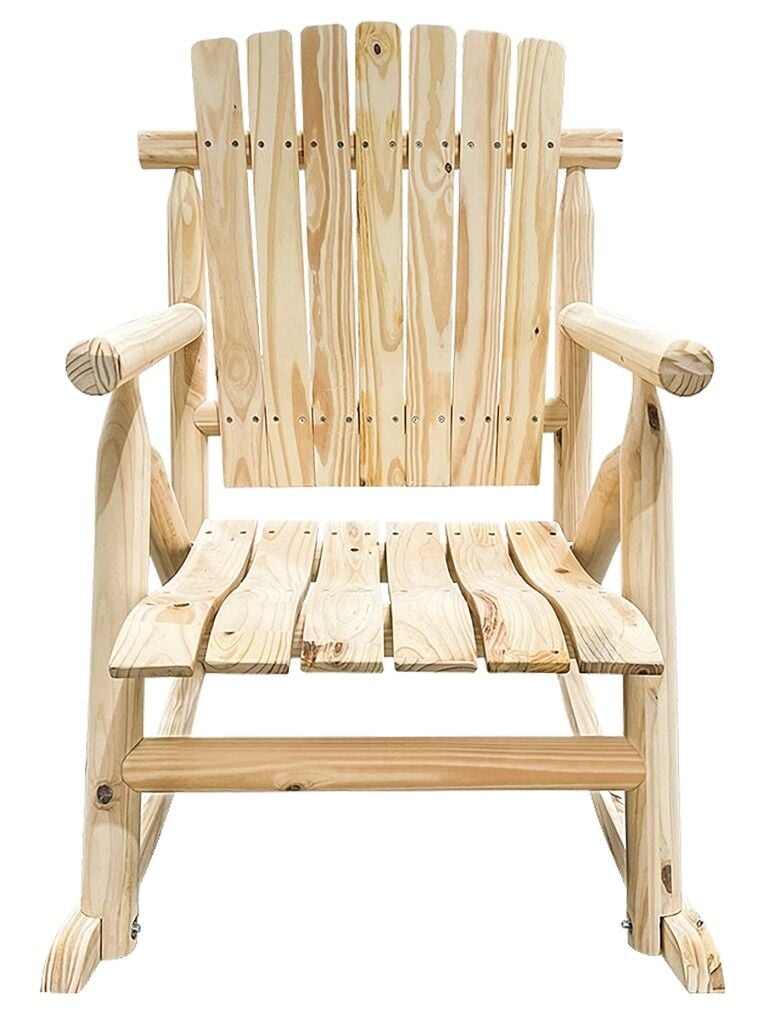 Livingscape Log Rocking Chair