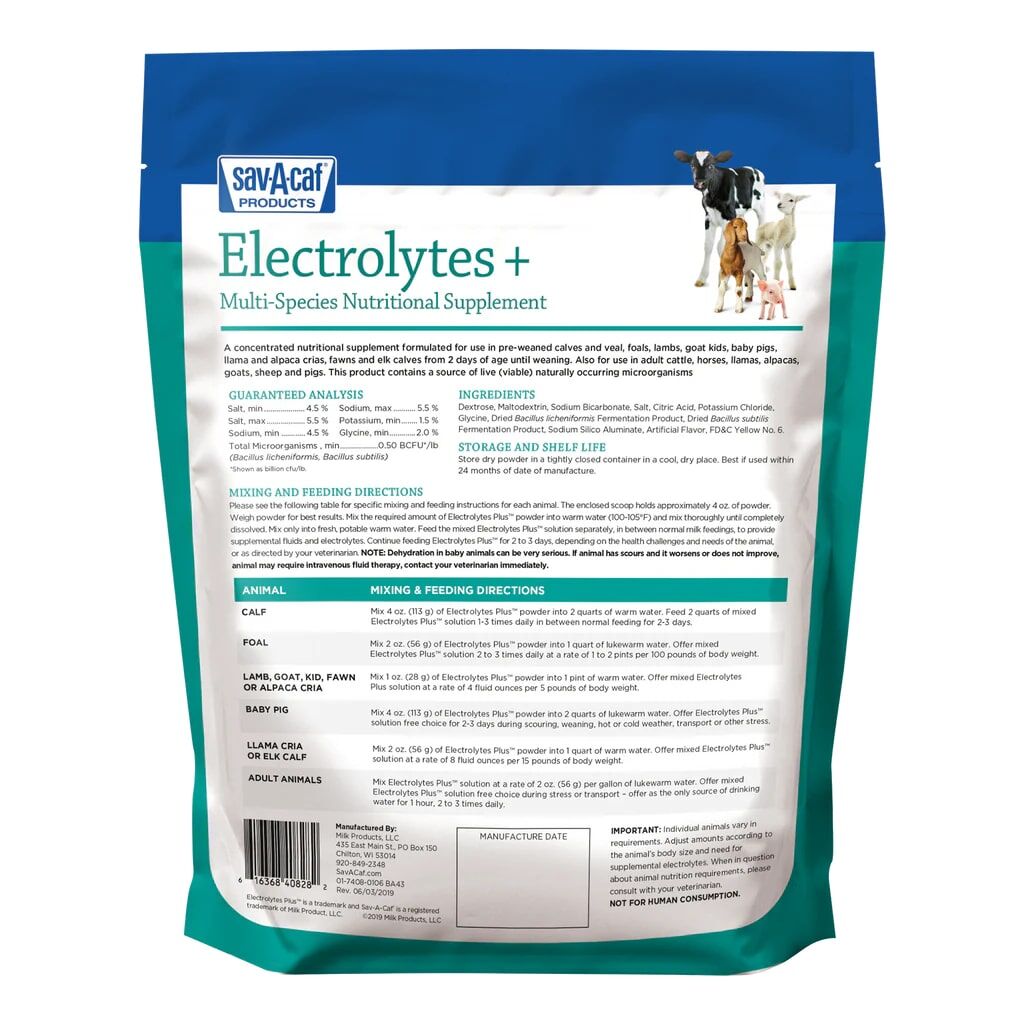 Sav-A-Caf Electrolytes Plus Supplement, 10-Lb